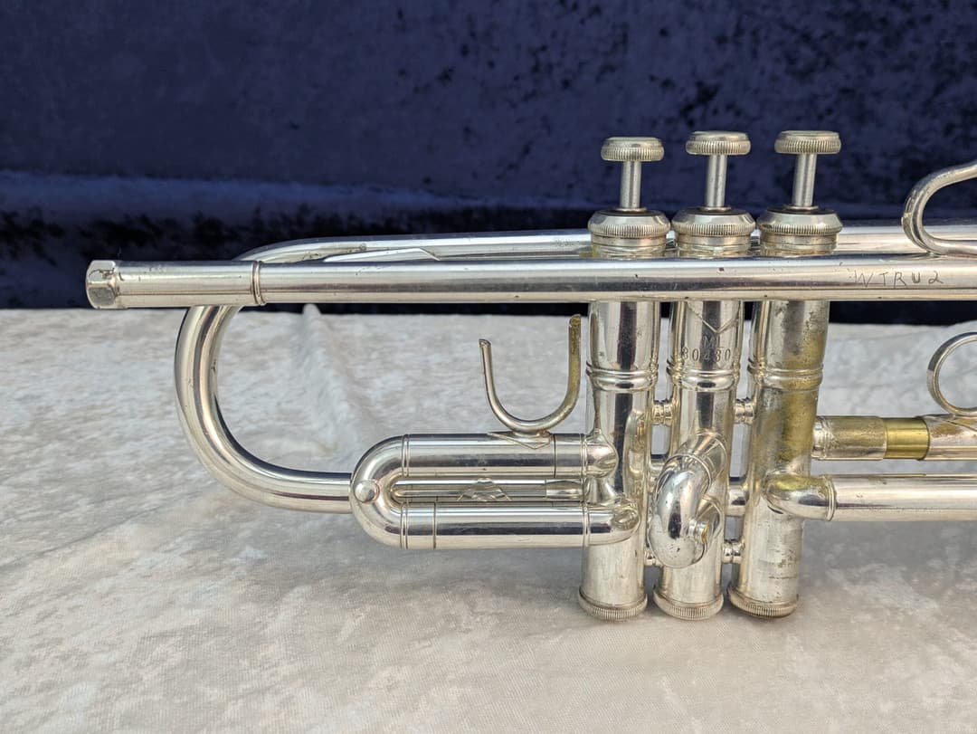 Silver Plated Bach Stradivarius Model 37 Trumpet Serial#304304