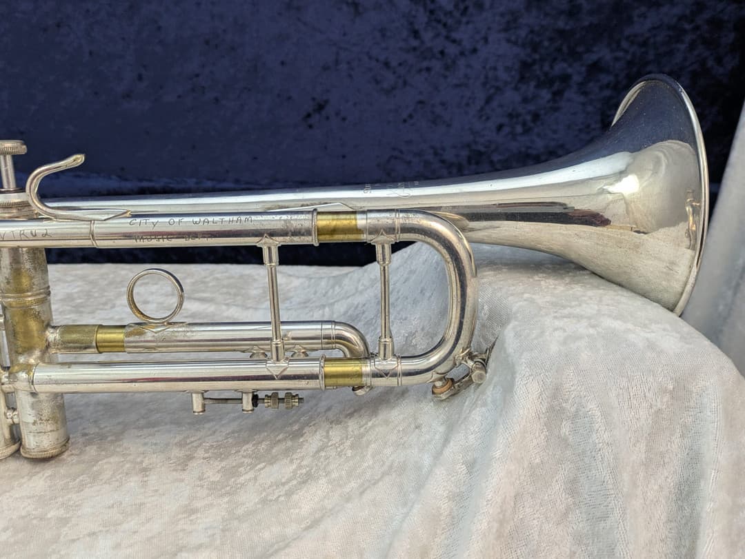 Silver Plated Bach Stradivarius Model 37 Trumpet Serial#304304
