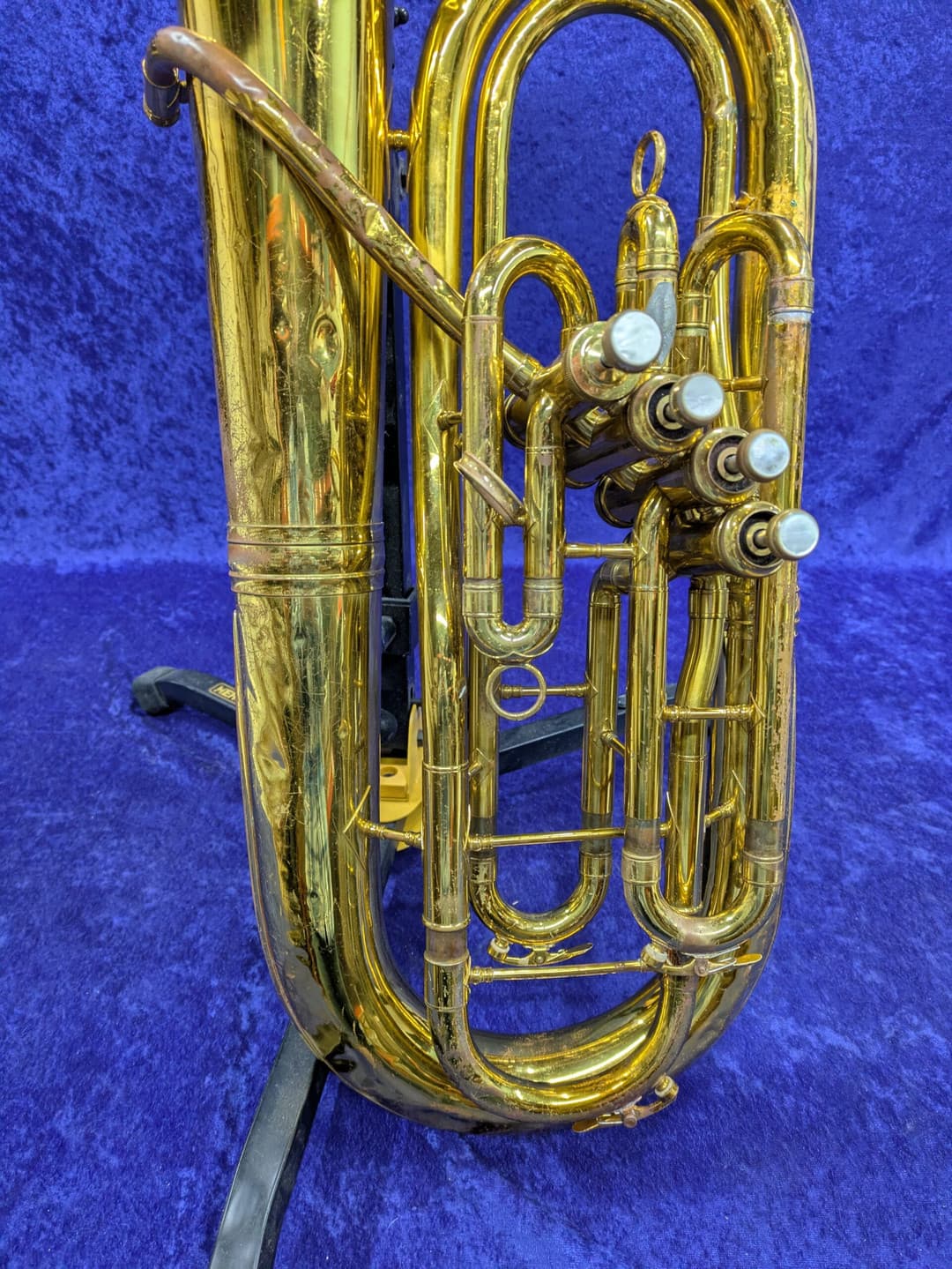 King 4 Valve Bb Baritone Serial #511726