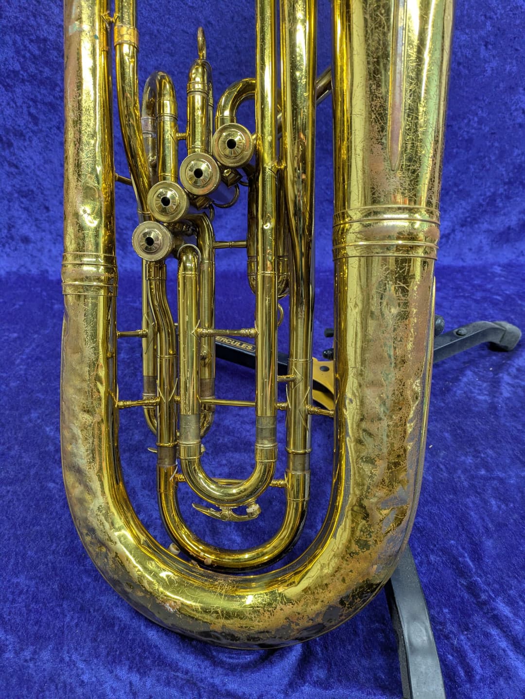 King 4 Valve Bb Baritone Serial #511726