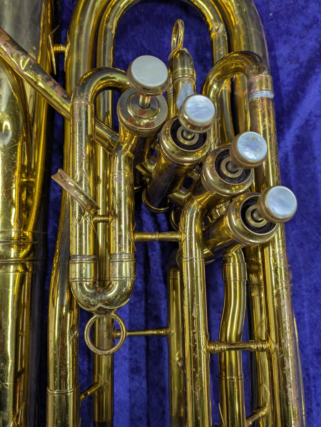 King 4 Valve Bb Baritone Serial #511726