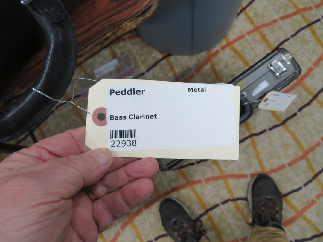 Pair Of Pedler Metal Alto and Bass Clarinets for Overhaul