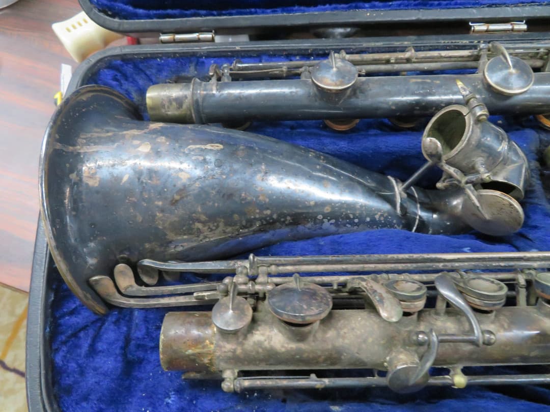Pair Of Pedler Metal Alto and Bass Clarinets for Overhaul
