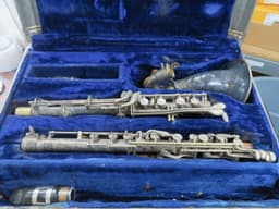 Pair Of Pedler Metal Alto and Bass Clarinets for Overhaul Pair Of Pedler Metal Alto and Bass Clarinets for Overhaul