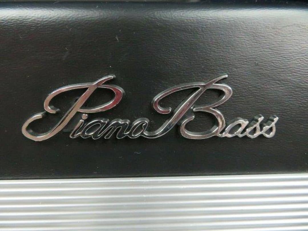 Fender Rhodes Black Top Piano Bass Serial #K610835