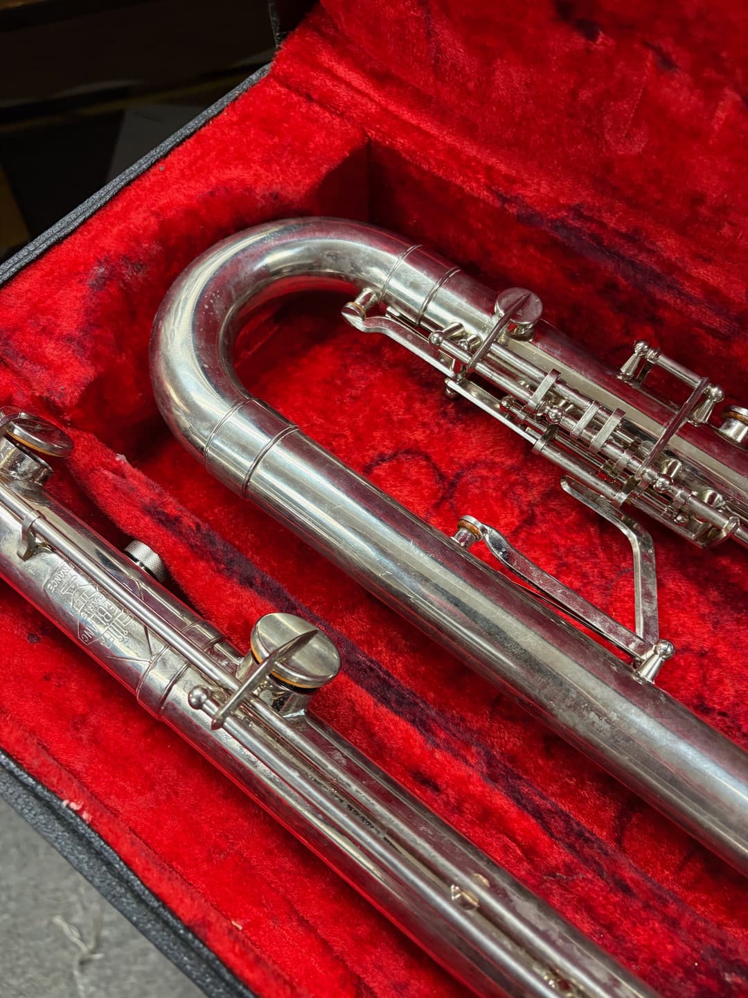Leblanc BBb Straight Metal Contra Bass Clarinet Serial # 367 Leblanc BBb Straight Metal Contra Bass Clarinet Serial # 367