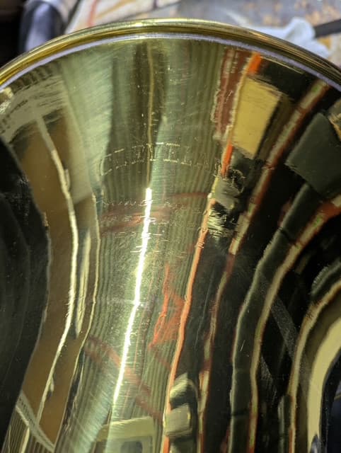 King Cleveland Bell Front Baritone Serial # ISI 23456