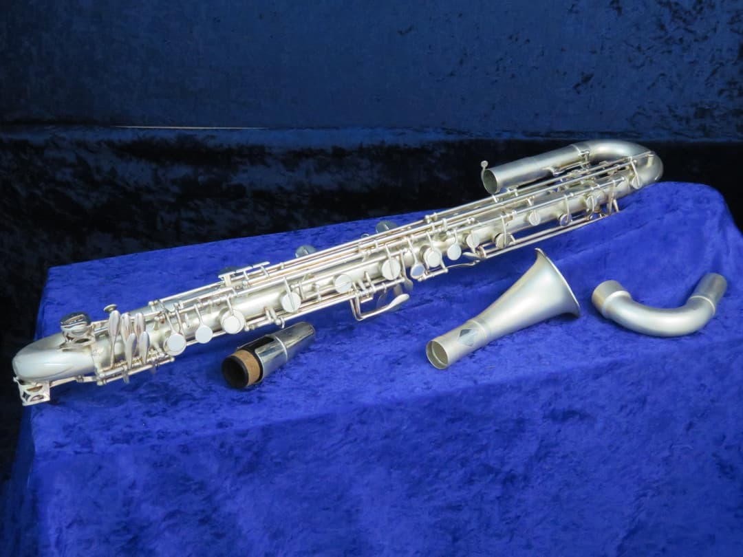 Leblanc EEb Satin Silver Contra Alto Clarinet with Extended Range serial# 224 Leblanc EEb Satin Silver Contra Alto Clarinet with Extended Range serial# 224