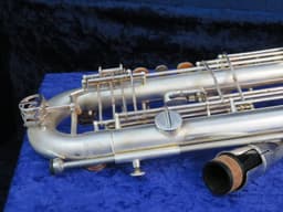 Leblanc EEb Satin Silver Contra Alto Clarinet with Extended Range serial# 224 Leblanc EEb Satin Silver Contra Alto Clarinet with Extended Range serial# 224