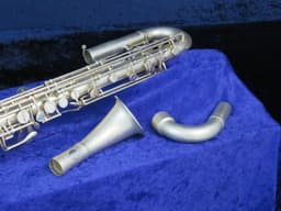 Leblanc EEb Satin Silver Contra Alto Clarinet with Extended Range serial# 224 Leblanc EEb Satin Silver Contra Alto Clarinet with Extended Range serial# 224