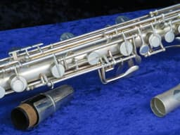 Leblanc EEb Satin Silver Contra Alto Clarinet with Extended Range serial# 224 Leblanc EEb Satin Silver Contra Alto Clarinet with Extended Range serial# 224