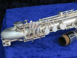 Leblanc EEb Satin Silver Contra Alto Clarinet with Extended Range serial# 224 Leblanc EEb Satin Silver Contra Alto Clarinet with Extended Range serial# 224