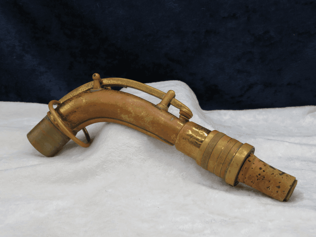 C.G. Conn "Chu Berry" Alto Saxophone Neck with Micro Tuner Serial #isi14844