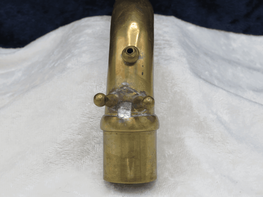 King Zephyr Baritone Saxophone Vintage Socket Neck Serial #isi14491