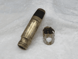 Otto Link Master Link Series GG76 Facing No. 5 Metal Gold Alto Saxophone Mouthpiece Serial #isi11282 Otto Link Master Link Series GG76 Facing No. 5 Metal Gold Alto Saxophone Mouthpiece Serial #isi11282