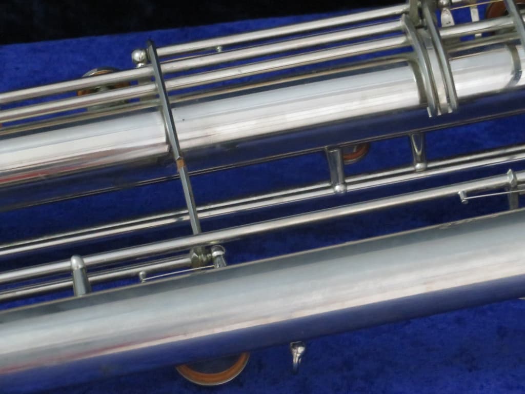 Leblanc BBb Paperclip Metal Contra Bass Clarinet to Low D Serial#966