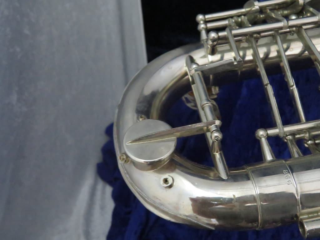 Leblanc BBb Paperclip Metal Contra Bass Clarinet to Low D Serial#966