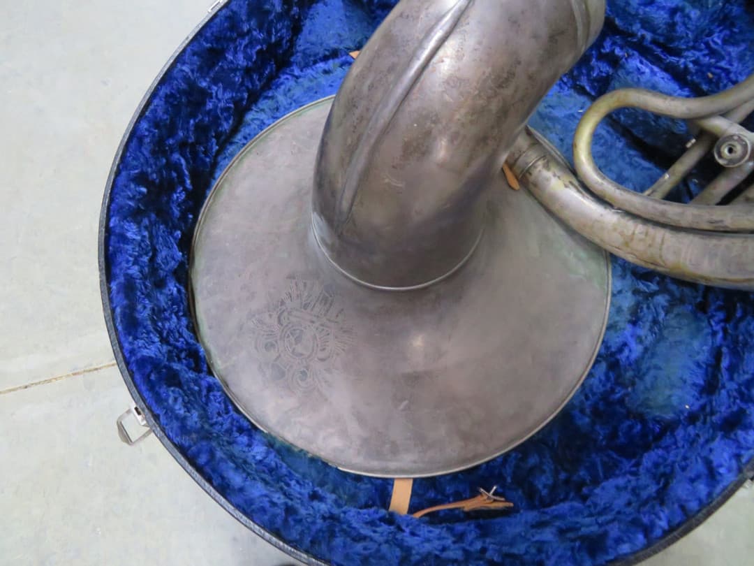 Pan American/Conn BBb Silver Sousaphone Serial#142430