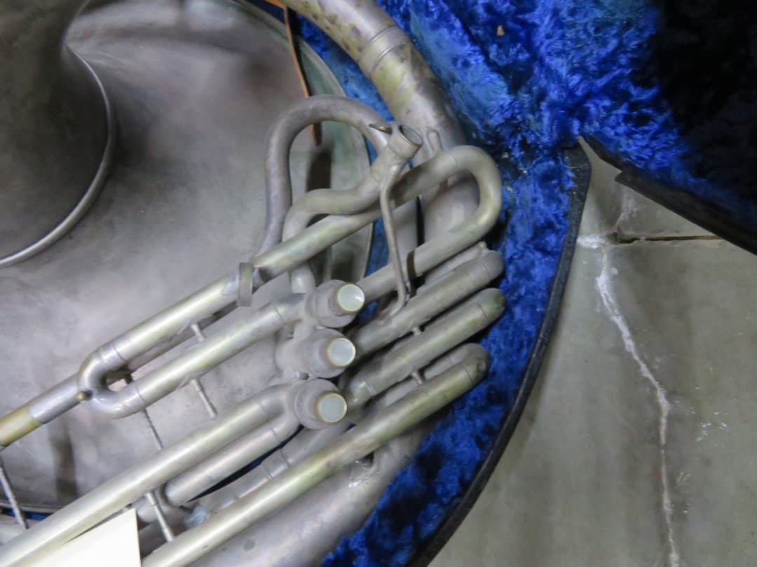 Pan American/Conn BBb Silver Sousaphone Serial#142430