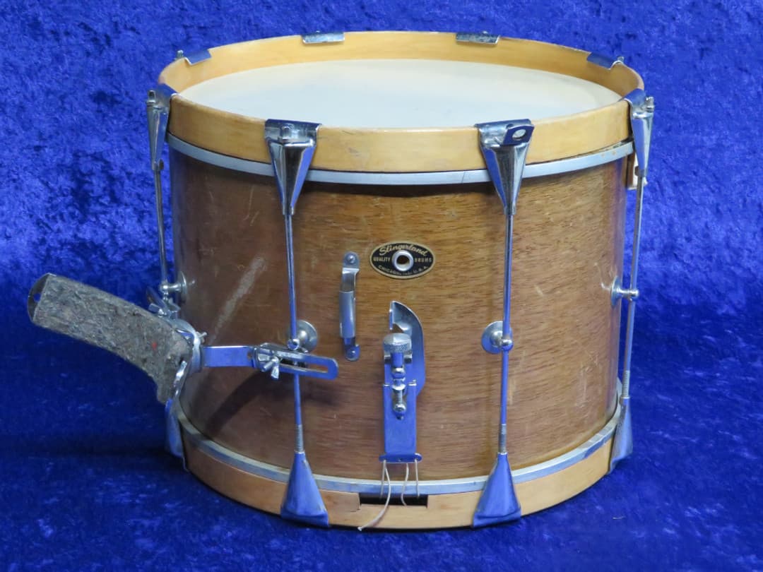 Slingerland 10 x 14 Mahogany Marching Snare Drum Serial #isi9448 Slingerland 10 x 14 Mahogany Marching Snare Drum Serial #isi9448