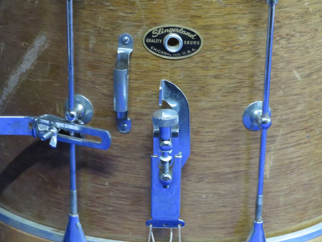 Slingerland 10 x 14 Mahogany Marching Snare Drum Serial #isi9448