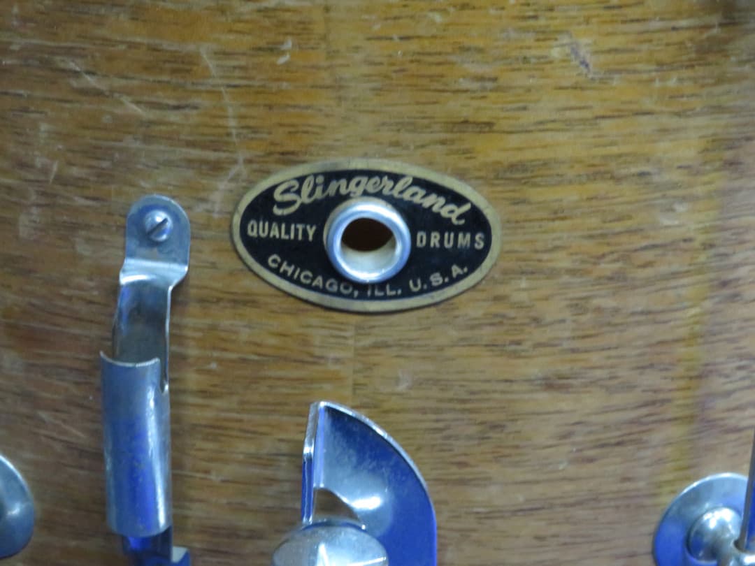 Slingerland 10 x 14 Mahogany Marching Snare Drum Serial #isi9448