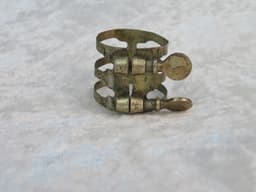 Brilhart or King Triple Band Tenor Saxophone Ligature Serial #isi8804-8 Brilhart or King Triple Band Tenor Saxophone Ligature Serial #isi8804-8