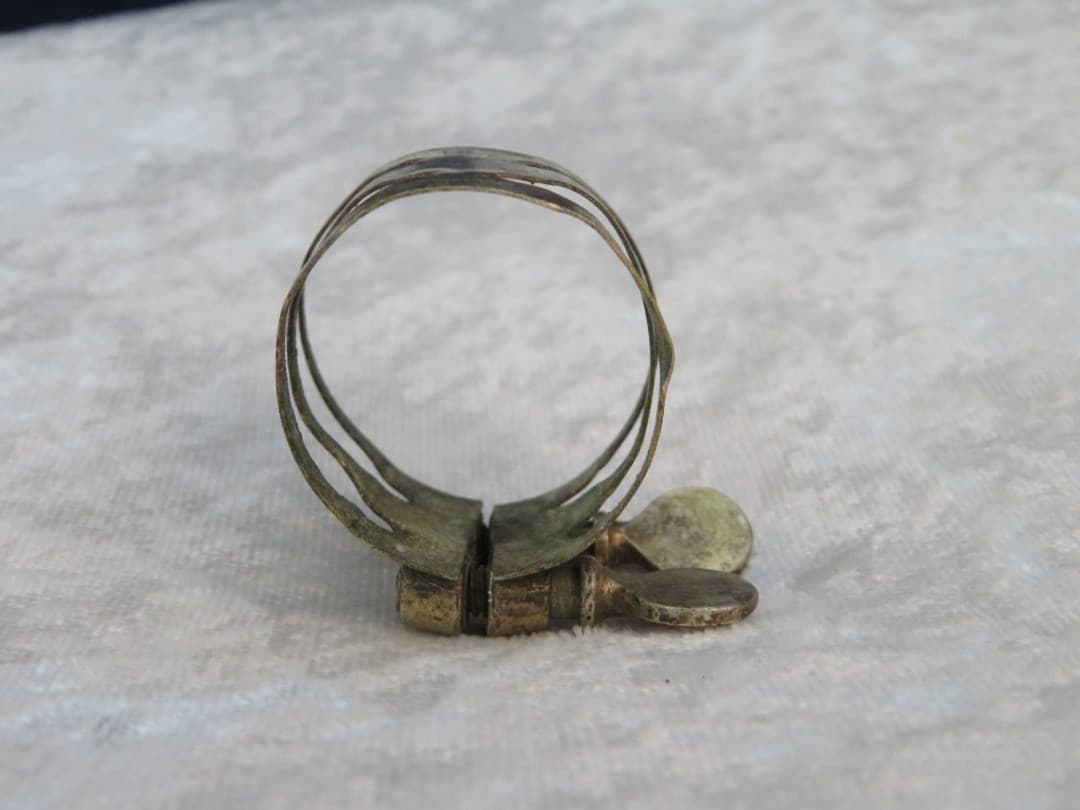 Brilhart or King Triple Band Tenor Saxophone Ligature Serial #isi8804-8