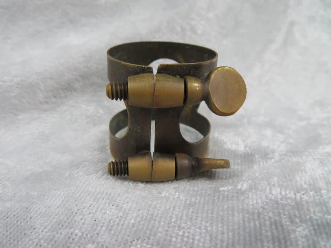 Cannonball Alto Saxophone Ligature and Cap Serial #isi8810-22