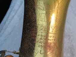 King Zephyr Tenor Saxophone 1969 Serial #454066. King Zephyr Tenor Saxophone 1969 Serial #454066.