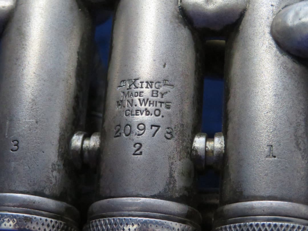 King Silver Valve Trombone 1905 Serial #20978