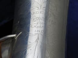 C.G. Conn New Wonder I Silver Baritone Saxophone 1918 Serial #47657 C.G. Conn New Wonder I Silver Baritone Saxophone 1918 Serial #47657