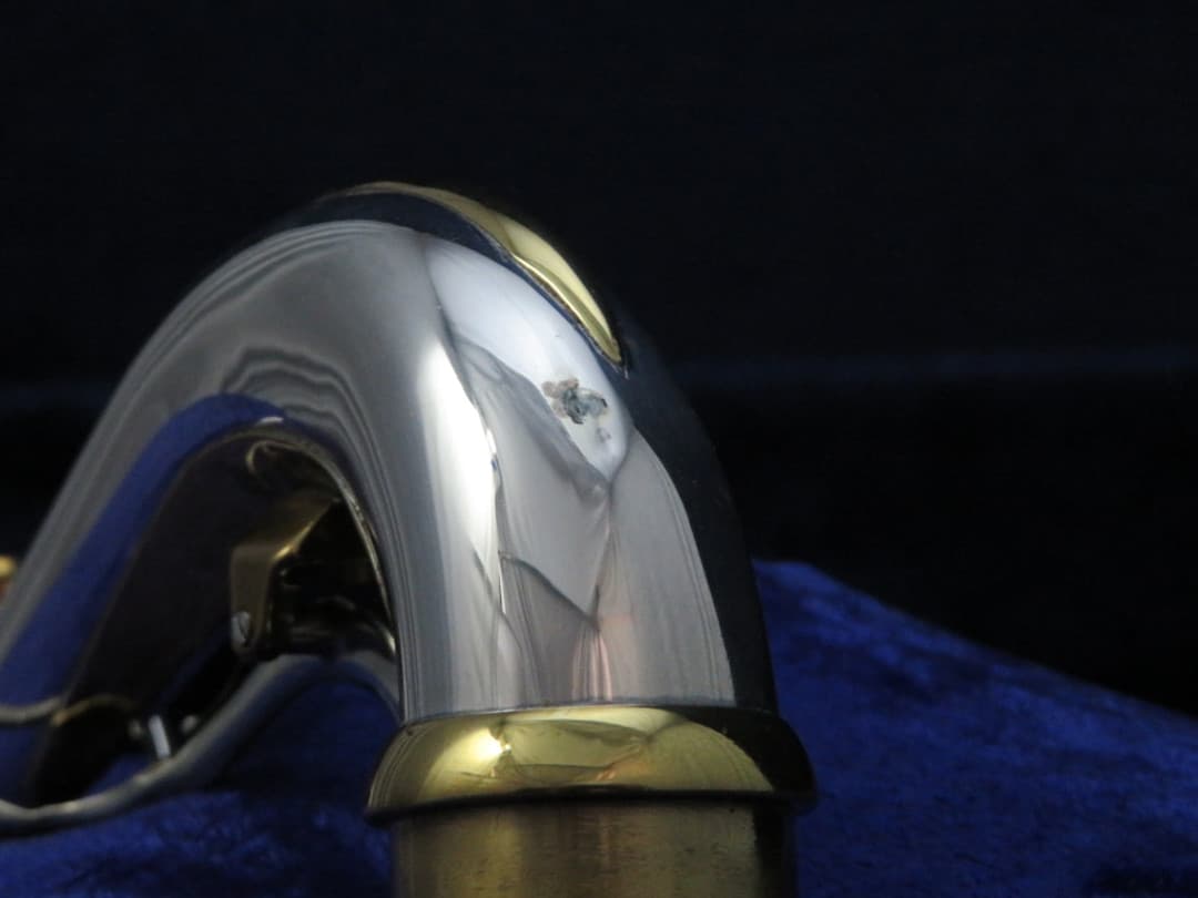 King Super 20 Sterling Silver Tenor Saxophone Neck Serial #isi11811