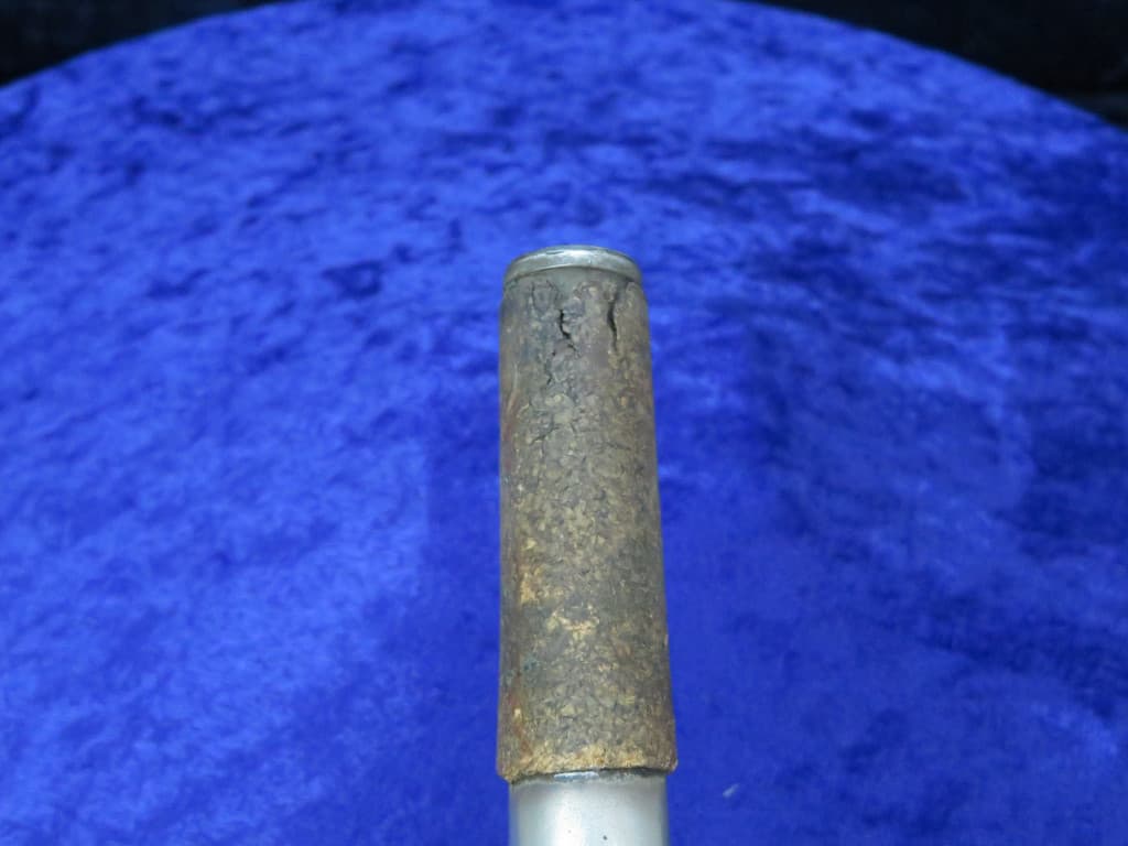 Buescher Silver 1920's Bass Saxophone Neck Serial #isi11794