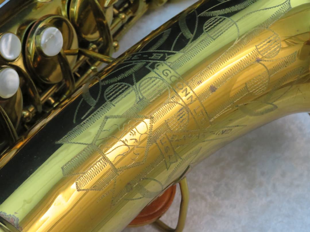 C.G. Conn 6M Alto Saxophone with Naked Lady 1946 Serial #316611