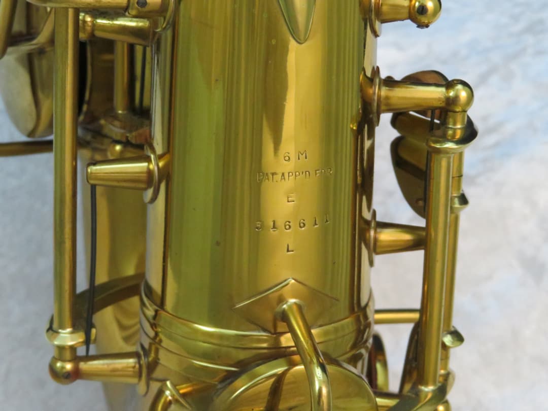 C.G. Conn 6M Alto Saxophone with Naked Lady 1946 Serial #316611