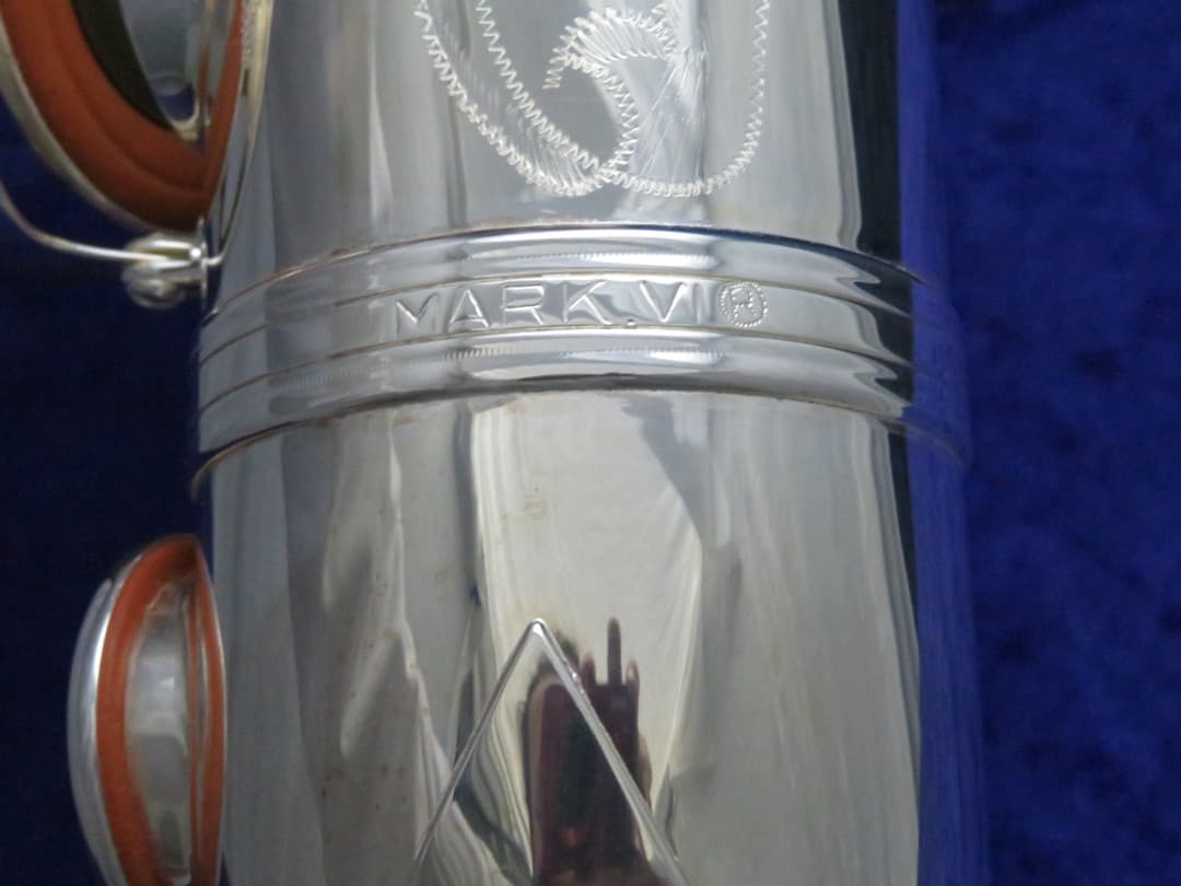 Selmer Mark VI Silver Tenor Saxophone 1968 Serial #M156525