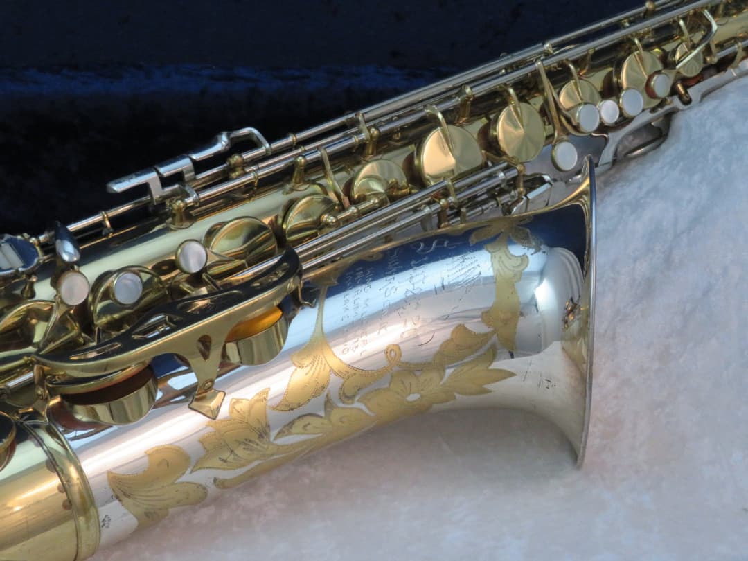 King Super 20 Silversonic Two Tone Tenor Saxophone 1970's Serial #460936 King Super 20 Silversonic Two Tone Tenor Saxophone 1970's Serial #460936