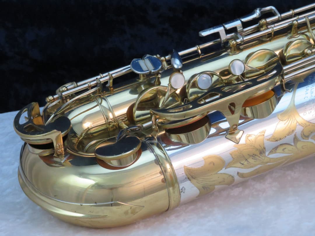 King Super 20 Silversonic Two Tone Tenor Saxophone 1970's Serial #460936