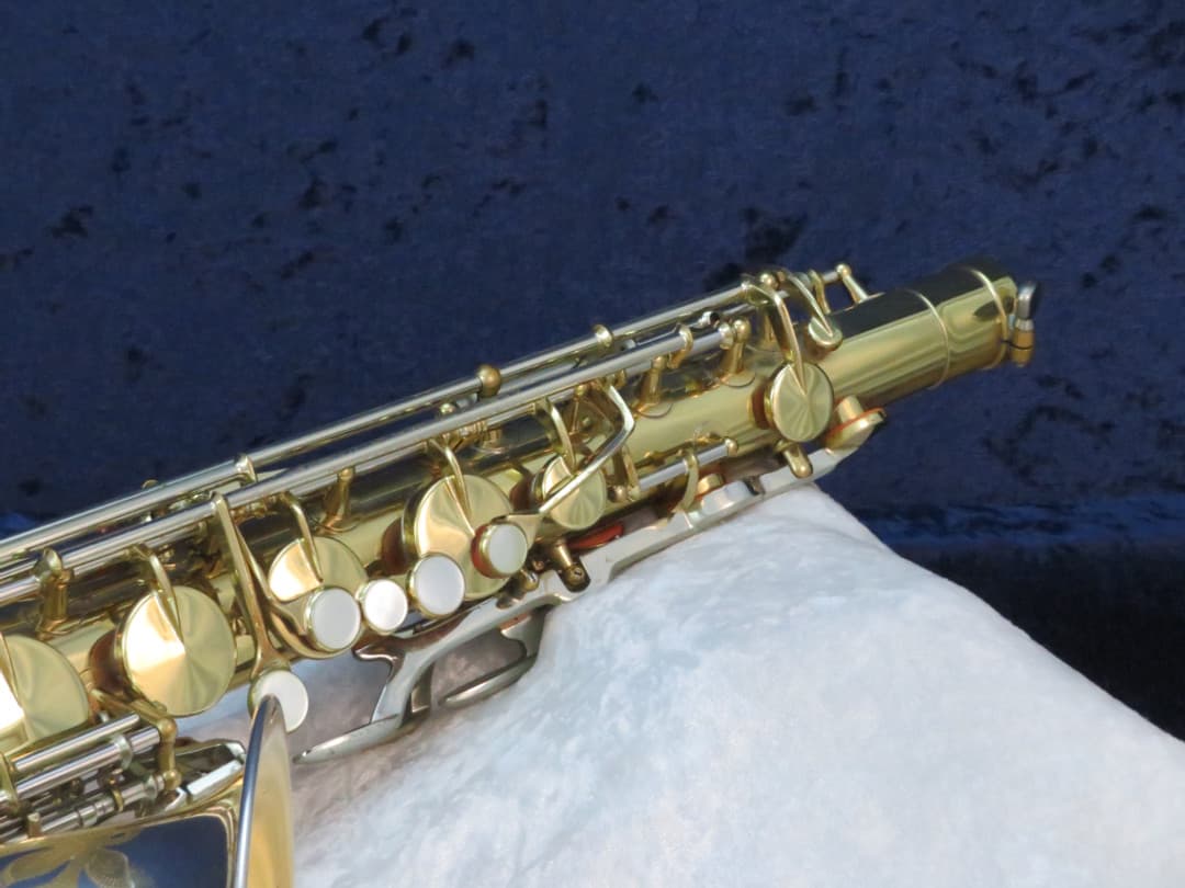 King Super 20 Silversonic Two Tone Tenor Saxophone 1970's Serial #460936