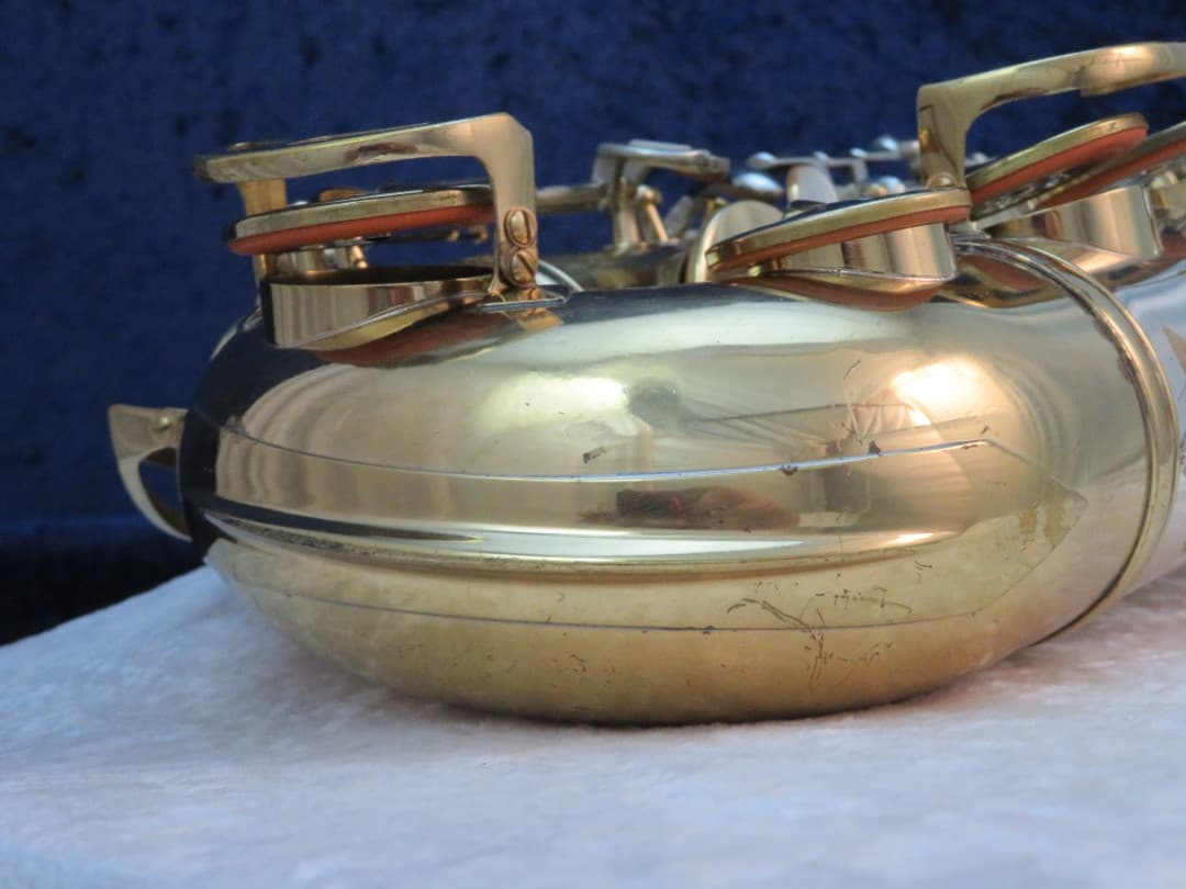 King Super 20 Silversonic Two Tone Tenor Saxophone 1970's Serial #460936