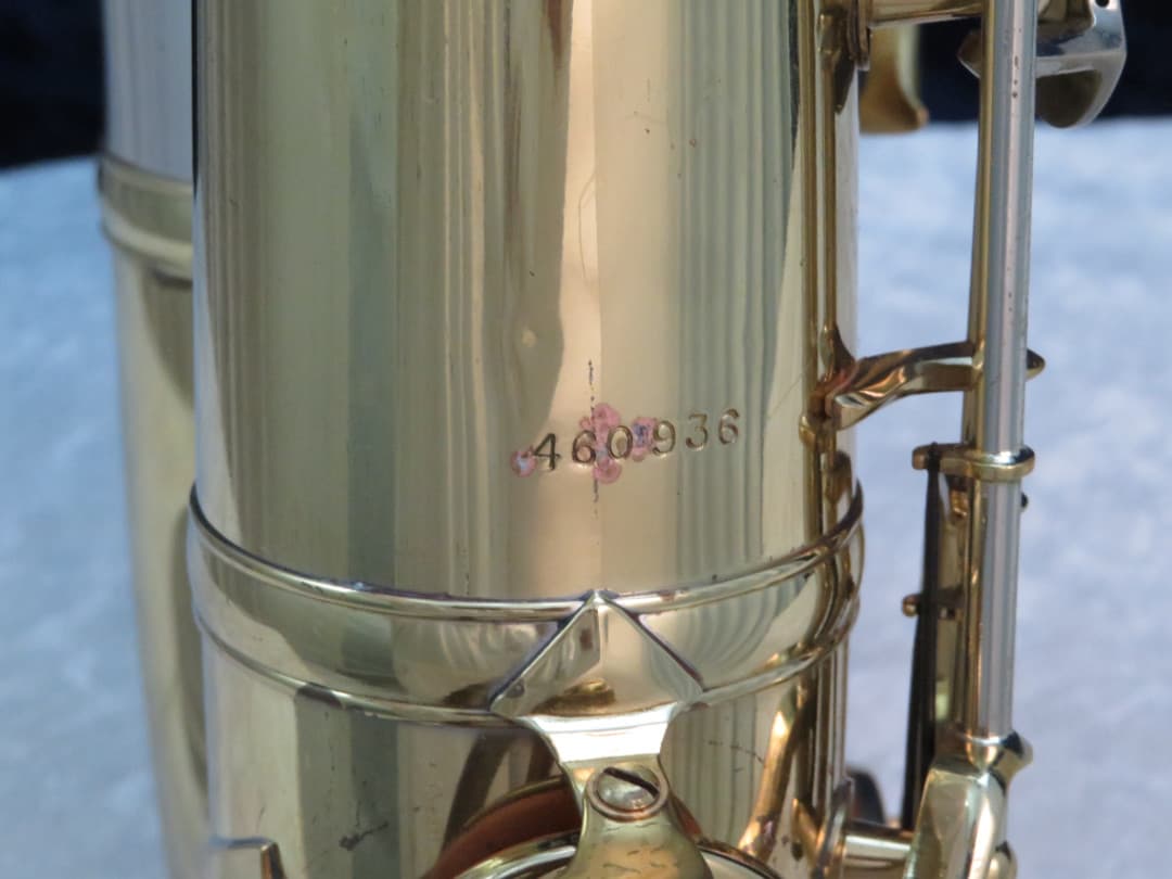 King Super 20 Silversonic Two Tone Tenor Saxophone 1970's Serial #460936