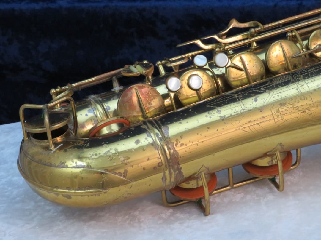 C.G. Conn 10M Tenor Saxophone with Naked Lady 1949 Serial #334975