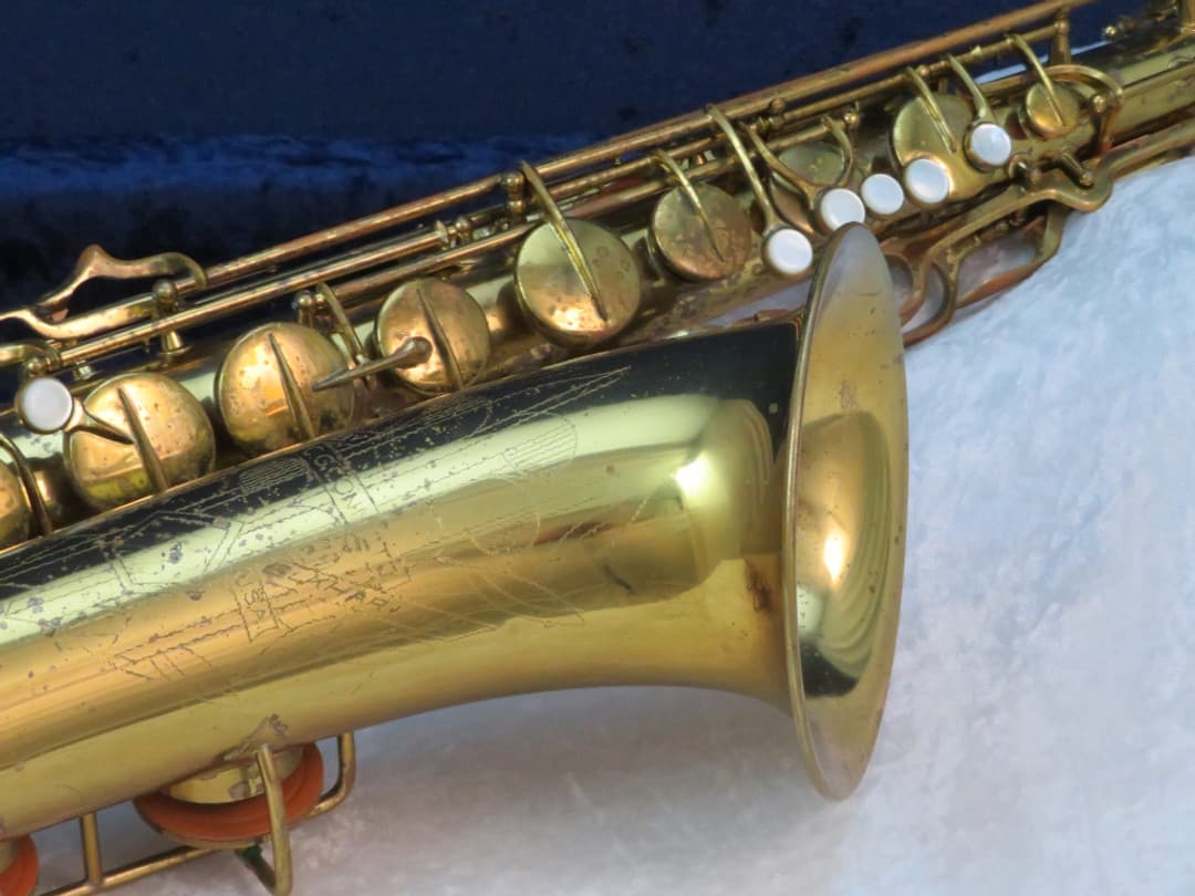C.G. Conn 10M Tenor Saxophone with Naked Lady 1949 Serial #334975