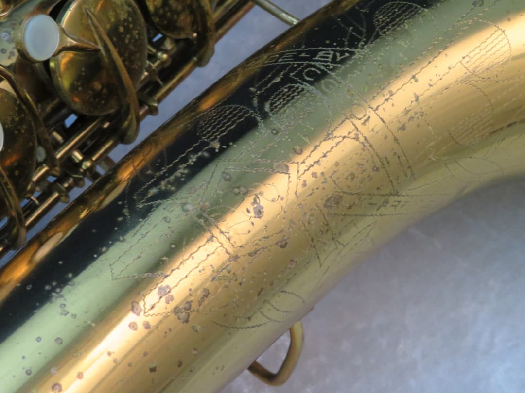 C.G. Conn 10M Tenor Saxophone with Naked Lady 1949 Serial #334975