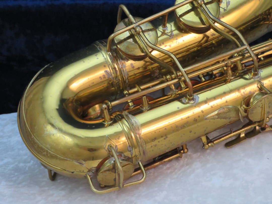 C.G. Conn 10M Tenor Saxophone with Naked Lady 1949 Serial #334975