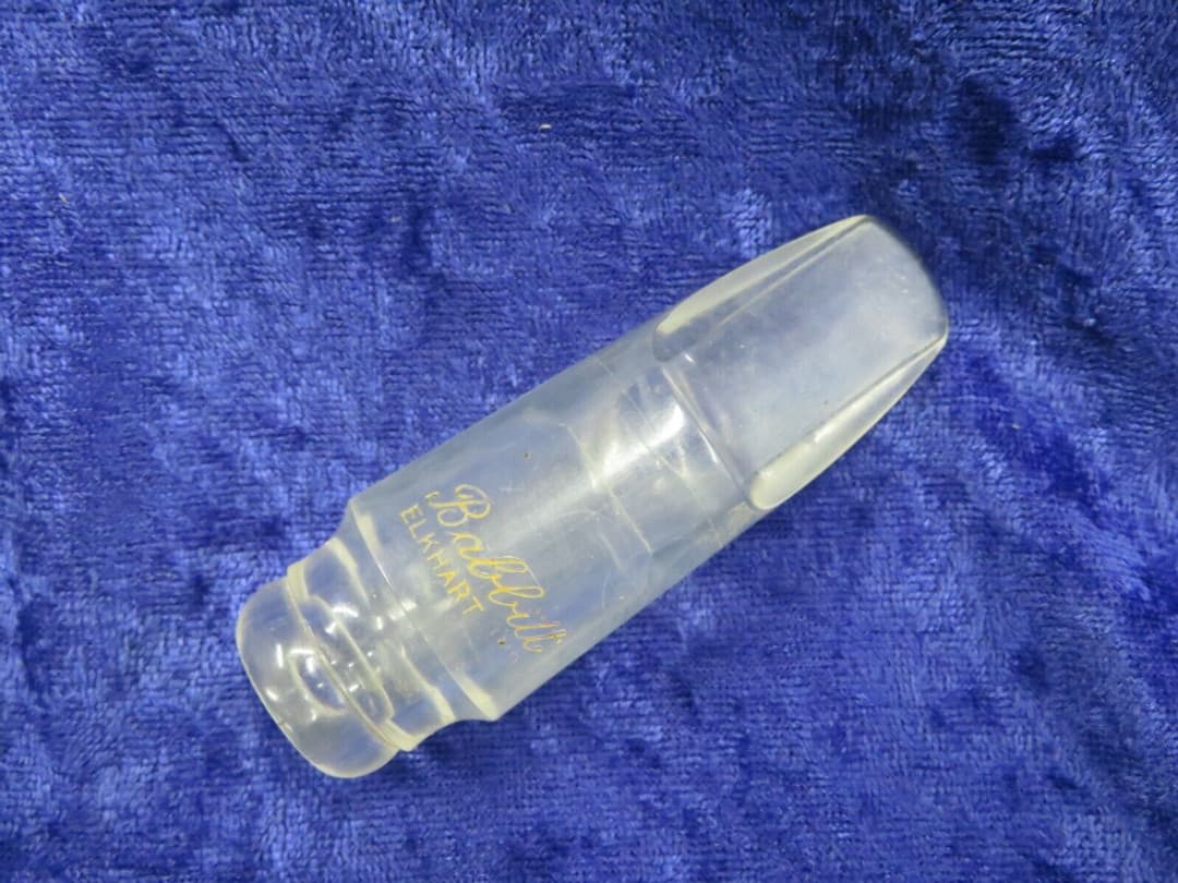 Babbitt 2 "Crystal" Alto Saxophone Mouthpiece Serial #isi9331-19 Babbitt 2 "Crystal" Alto Saxophone Mouthpiece Serial #isi9331-19