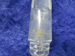 Babbitt 2 "Crystal" Alto Saxophone Mouthpiece Serial #isi9331-19 Babbitt 2 "Crystal" Alto Saxophone Mouthpiece Serial #isi9331-19