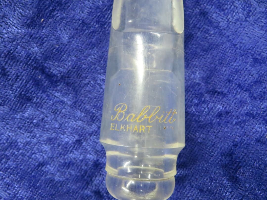Babbitt 2 "Crystal" Alto Saxophone Mouthpiece Serial #isi9331-19