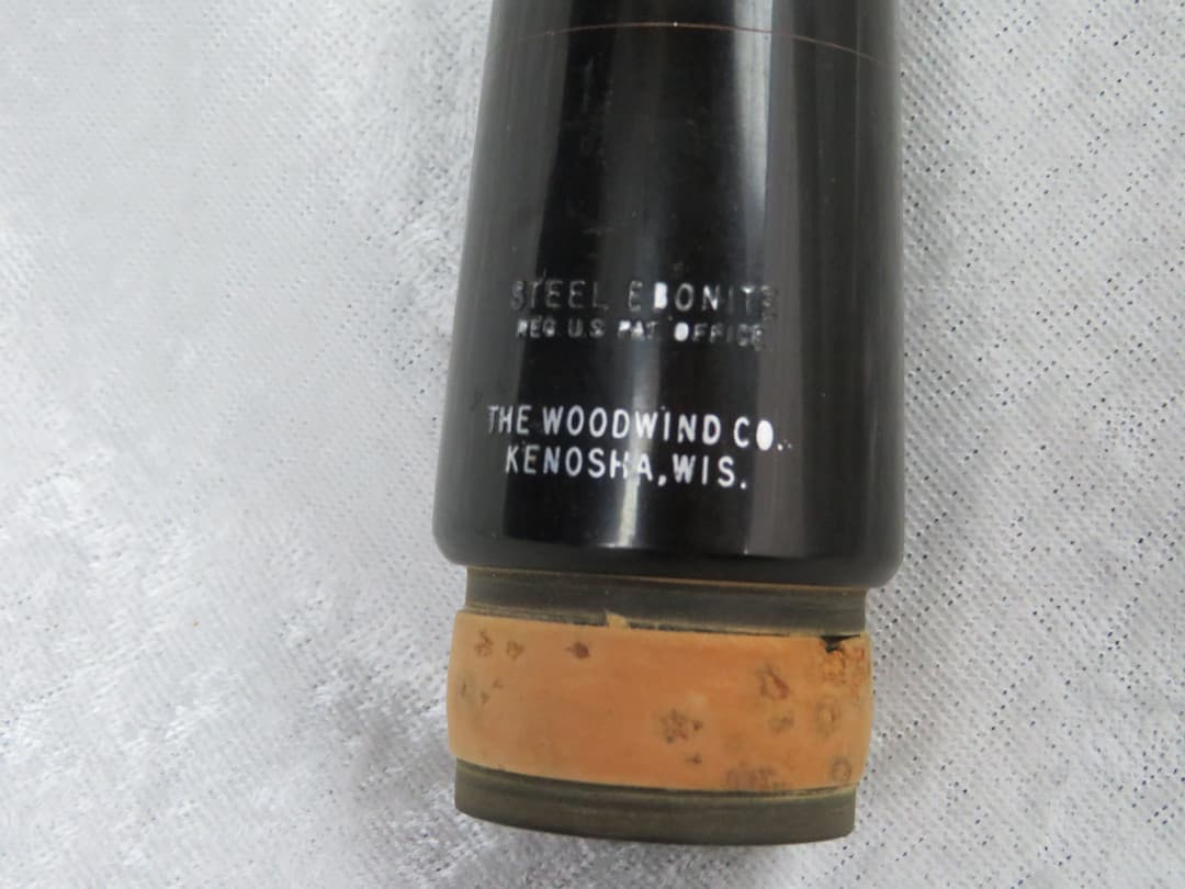 Woodwind Co. Steel Ebonite K5* Bass Clarinet Mouthpiece Serial #isi8922-10